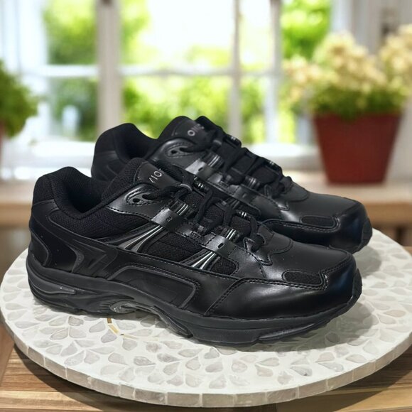 Vionic Walker Classic Men’s 11 Wide Leather Walking Shoes Orthotic Support Comfy - Picture 3 of 13